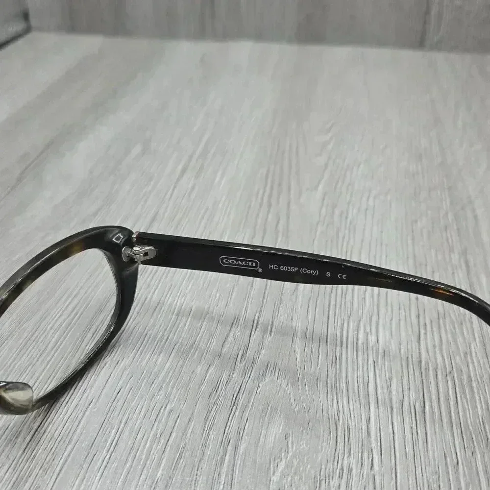 COACH HC 6035 Cory Eyeglasses Brown Tortoise 52-16-140mm A+ Cond - Picture 5 of 7